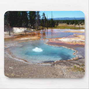 Alfombrilla De Ratón Piscina Abyss Hot Springs Yellowstone Parque Nacio