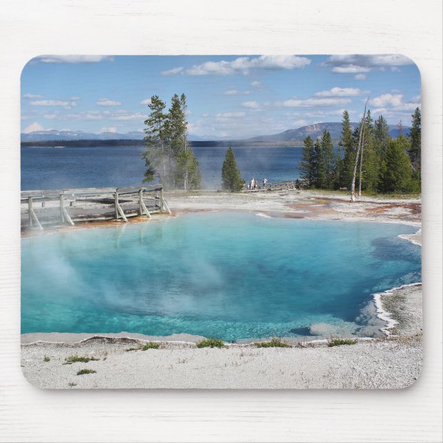 Alfombrilla De Ratón Piscina negra (Frente)