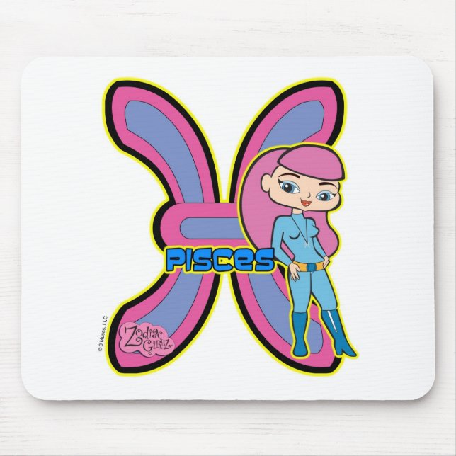 Alfombrilla De Ratón Piscis Mousepad (Frente)