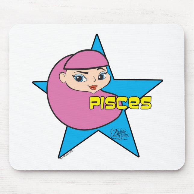 Alfombrilla De Ratón Piscis Mousepad (Frente)