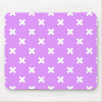 Pisos de cruz blanca sobre lilac
