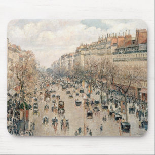 Alfombrilla De Ratón Pissarro - Boulevard Montmartre, Sol de Tarde