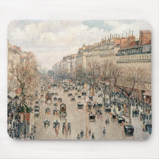 Alfombrilla De Ratón Pissarro - Boulevard Montmartre, tarde del sol (Frente)