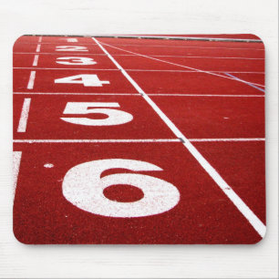 Alfombrilla De Ratón pista en ejecución