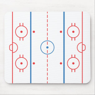 Alfombrilla De Ratón Pista Mousepad del hockey