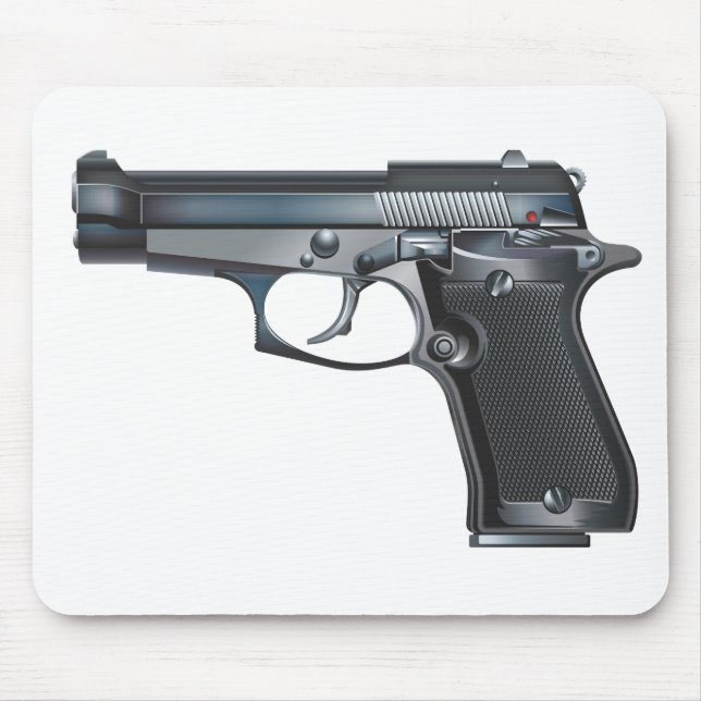 Alfombrilla De Ratón Pistola (Frente)
