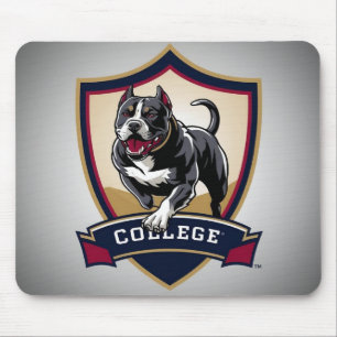 Alfombrilla De Ratón Pitbull en la universidad: Logo