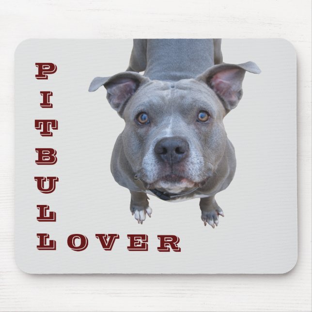 Alfombrilla De Ratón Pitbull Lover Mousepad (Frente)