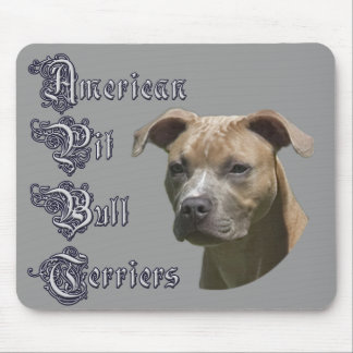 Alfombrilla De Ratón Pitbull Terrier americano (APBT) Mousepad