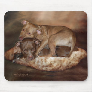 Alfombrilla De Ratón Pitbulls - el Mousepad lateral más suave