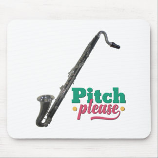 Alfombrilla De Ratón Pitch Please: Bass Clarinet