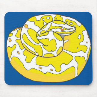 Alfombrilla De Ratón Pitón Mousepad 2 (azul) de la bola del albino