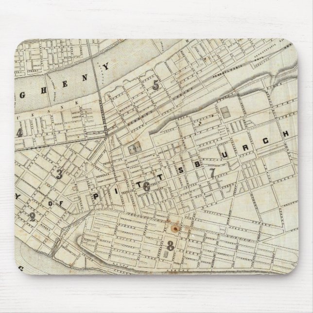 Alfombrilla De Ratón Pittsburgh, Pennsylvania (Frente)