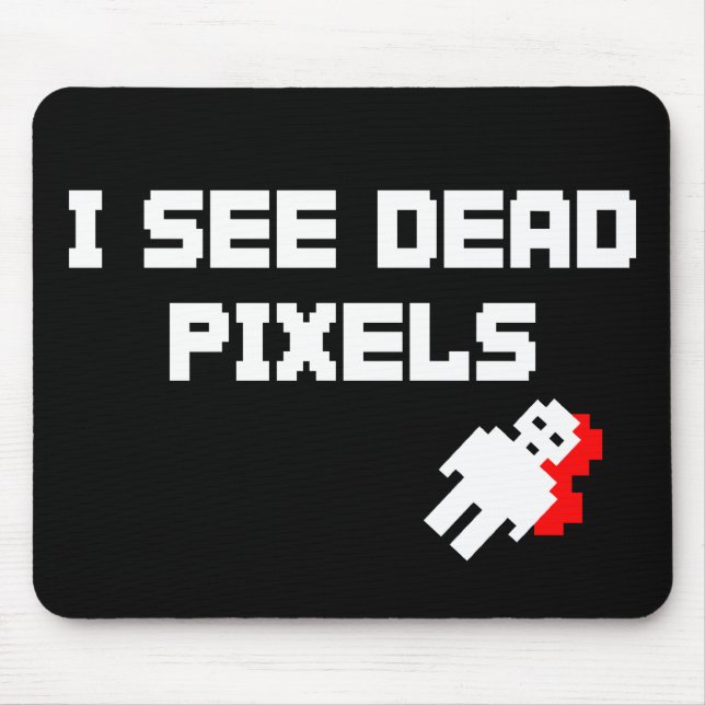 Alfombrilla De Ratón Pixeles muertos de Sarah Marshall (Frente)