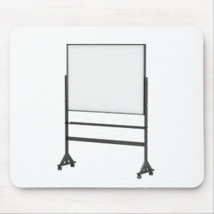 Alfombrilla De Ratón Pizarra electrónica de escuela móvil sobre rueda