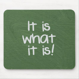 Alfombrilla De Ratón pizarra verde