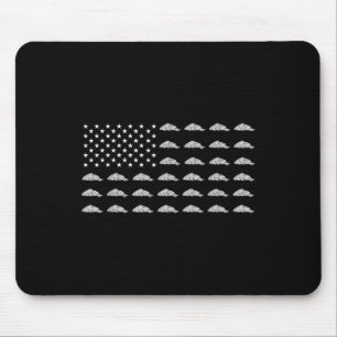 Alfombrilla De Ratón Pizza Bandera Americana Comida Usa Patriotismo Pat
