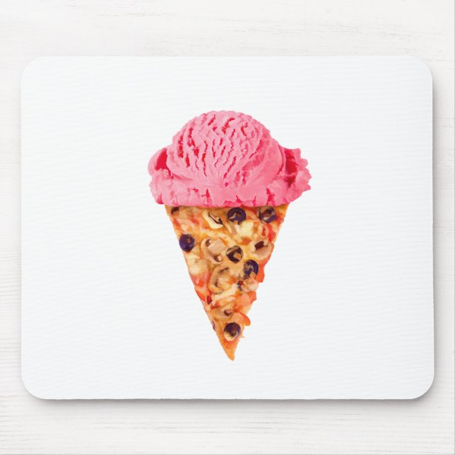Alfombrilla De Ratón Pizza de Helado (Frente)