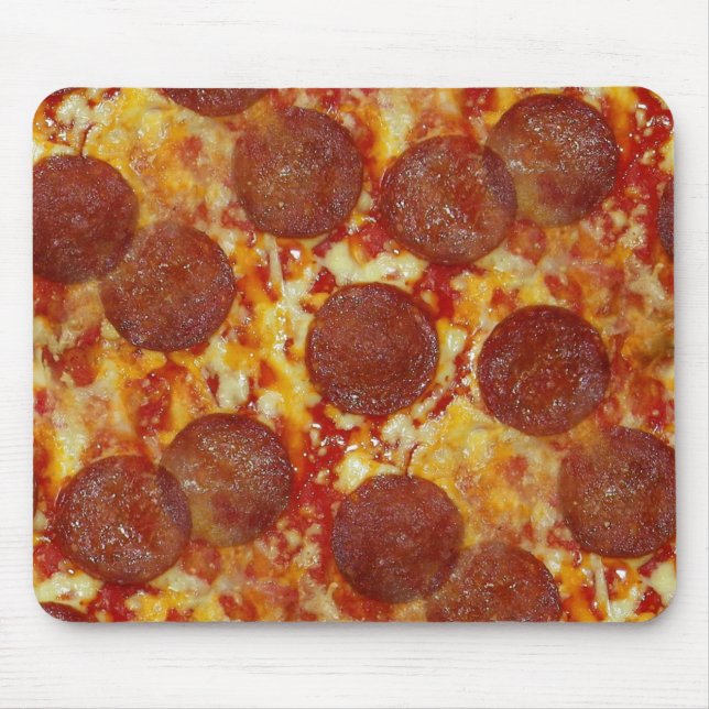 Alfombrilla De Ratón Pizza de salchichones Mousepad (Frente)