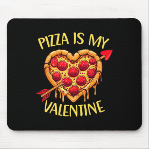 Alfombrilla De Ratón Pizza Es Mi San Valentín Día De San Valentín Diver