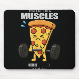 Alfombrilla De Ratón Pizza Levantamiento Muerto Rata Gimnasio Instalaci