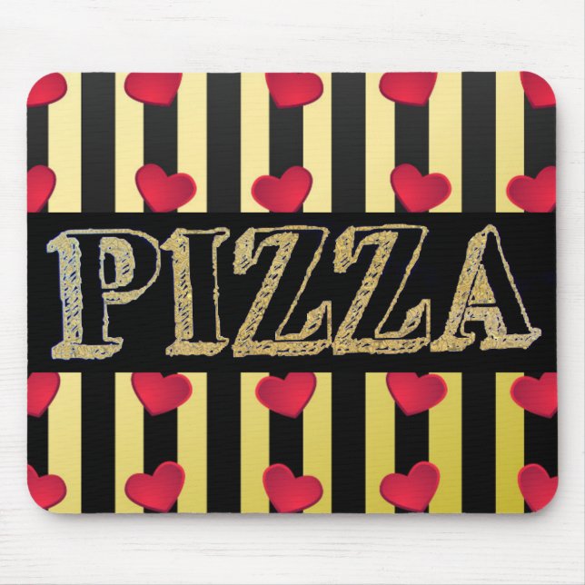 Alfombrilla De Ratón Pizza Mouse Pad (Frente)