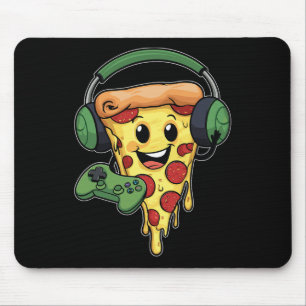 Alfombrilla De Ratón Pizza para Jugadores de Videojuegos Divertido Vide