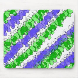 Alfombrilla De Ratón Placa azul y verde angustiada