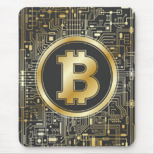 Placa de circuito criptodivisa con logotipo de Bit