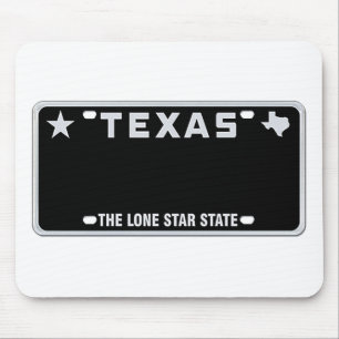 Alfombrilla De Ratón Placa de licencia de Texas
