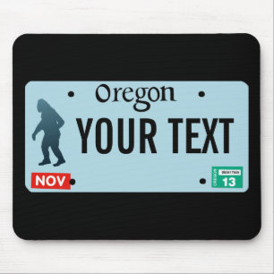 Alfombrilla De Ratón Placa de licencia Oregon Sasquatch