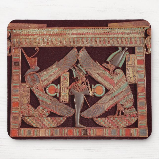 Alfombrilla De Ratón Placa de pecho que representa Osiris, dios de (Frente)