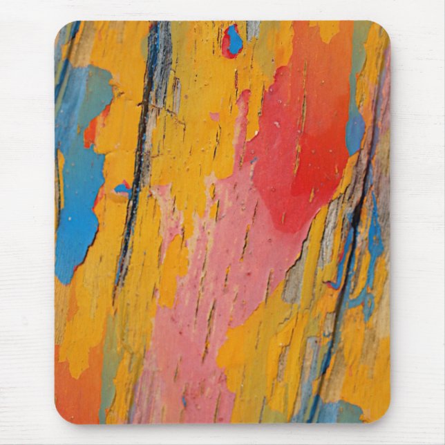 Alfombrilla De Ratón Placa de pintura colorida (Frente)