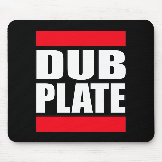 Alfombrilla De Ratón Placa Dubplate de la copia (Frente)