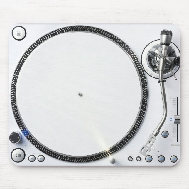 Alfombrilla De Ratón Placa giratoria Mousepad de DJ (Frente)