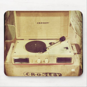 Alfombrilla De Ratón Placa giratoria Mousepad del vintage