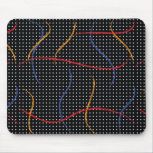 Alfombrilla De Ratón Placa y puntos de pintura retro
