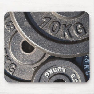 Alfombrilla De Ratón Placas de elevación de pesas