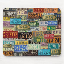 Placas de licencia de época