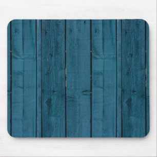 Alfombrilla De Ratón Placas de madera pintadas de azul