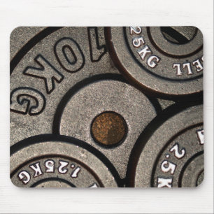 Alfombrilla De Ratón Placas negras del peso - impresión del