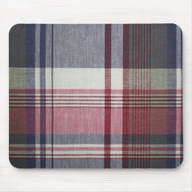 Alfombrilla De Ratón Plaid Mousepad (Frente)
