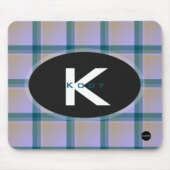 Alfombrilla De Ratón Plaid Mousepad - HAMbyWG (Frente)