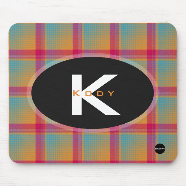 Alfombrilla De Ratón Plaid Mousepad - HAMbyWG (Frente)