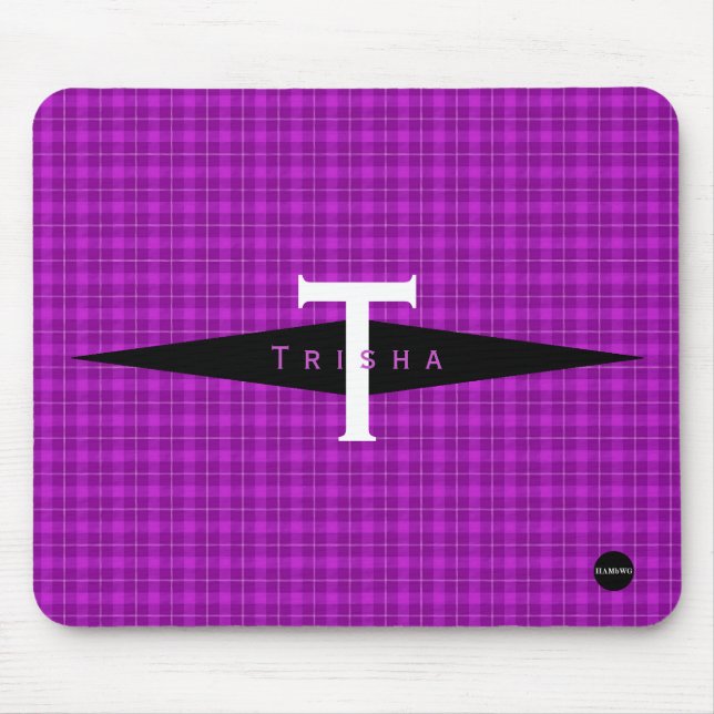 Alfombrilla De Ratón Plaid Mousepad - HAMbyWG (Frente)