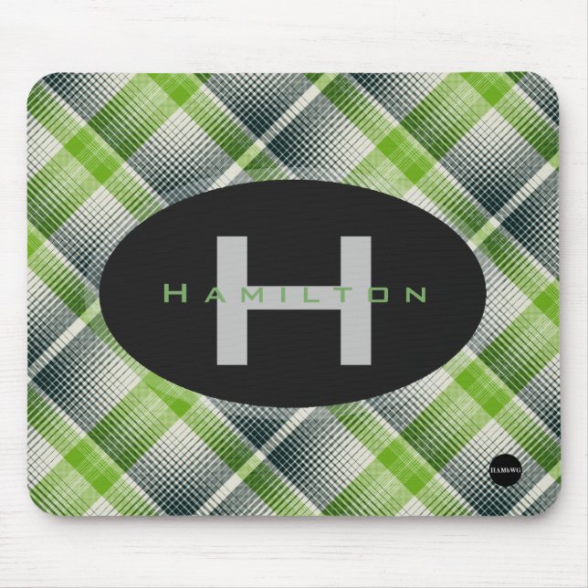 Alfombrilla De Ratón Plaid Mousepad - HAMbyWG (Frente)