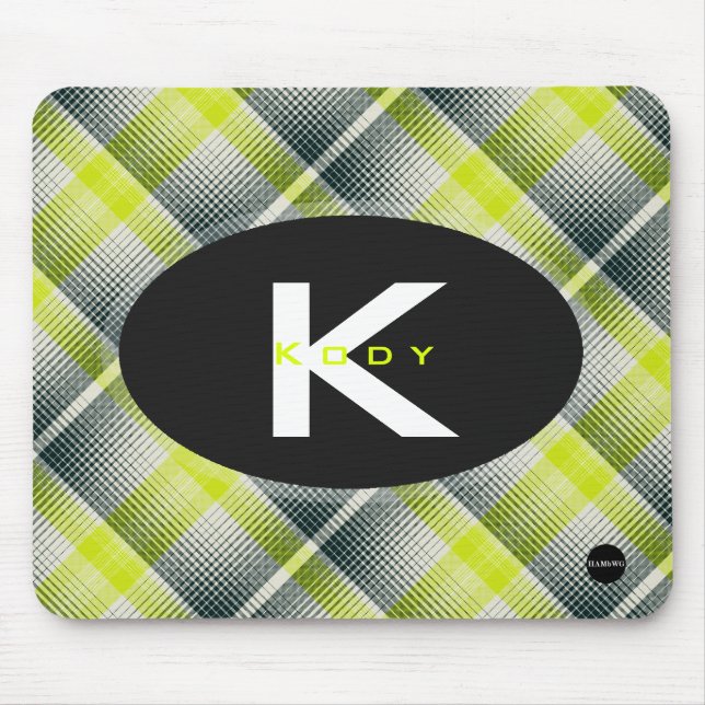 Alfombrilla De Ratón Plaid Mousepad - HAMbyWG (Frente)