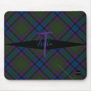 Alfombrilla De Ratón Plaid Mousepad - HAMbyWG - Olive, Purple