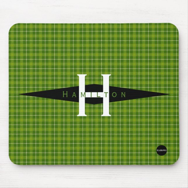 Alfombrilla De Ratón Plaid Mousepad - HAMbyWG - Verde (Frente)
