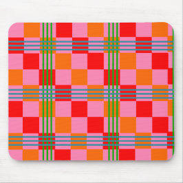 Alfombrilla De Ratón Plaid Retro